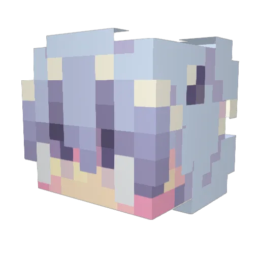 MattiArt Minecraft avatar head, 3D render