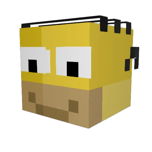 MattiMeGaR Minecraft avatar head, 3D render