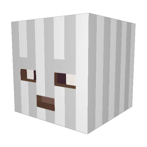 MattiPyra Minecraft avatar head, 3D render