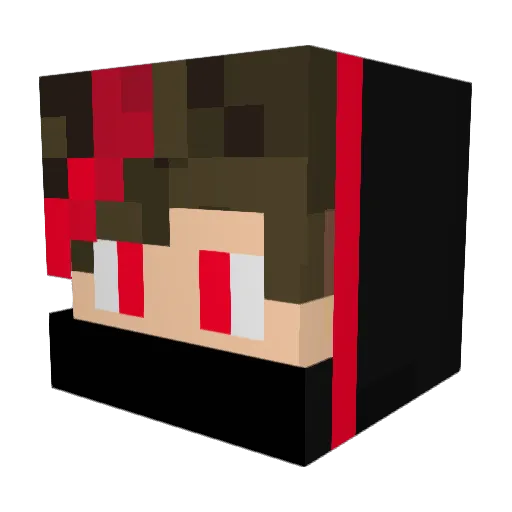 MattiSandwich Minecraft avatar head, 3D render