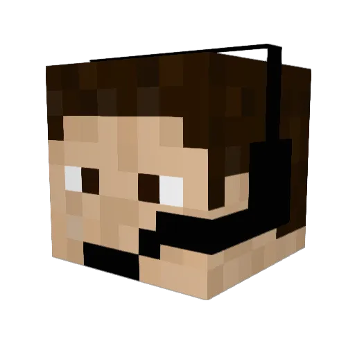 MattiTheMan Minecraft avatar head, 3D render