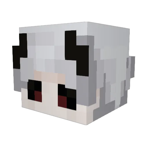 MattiYea Minecraft avatar head, 3D render