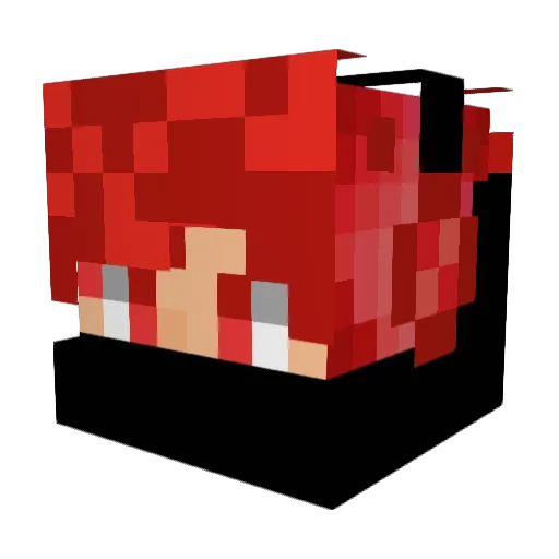 MattiaCoaie Minecraft avatar head, 3D render