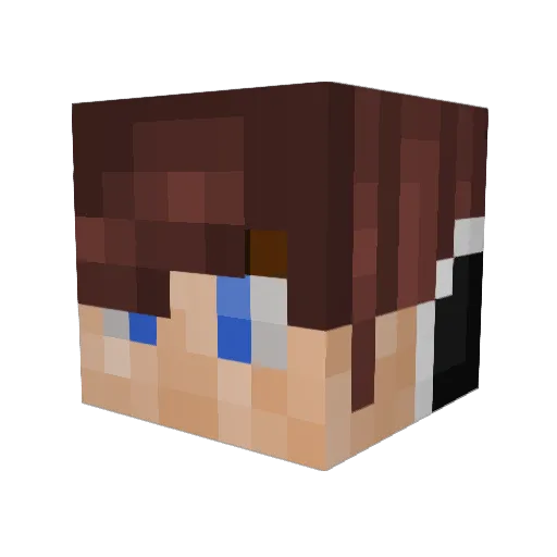 MattiaGHG Minecraft avatar head, 3D render