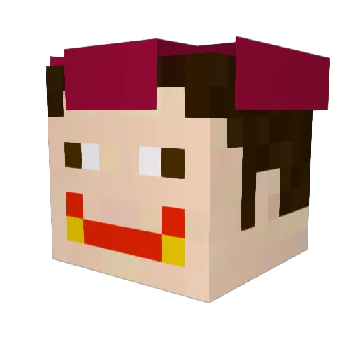 Mattia_98 Minecraft avatar head, 3D render