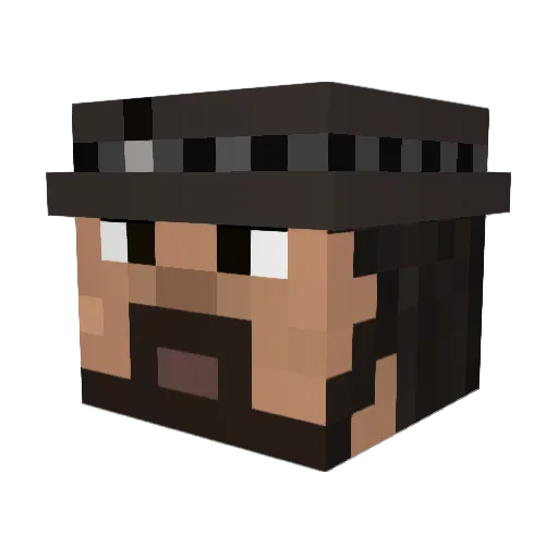 Mattiamine96 Minecraft avatar head, 3D render