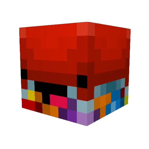 Matticuzzz Minecraft avatar head, 3D render