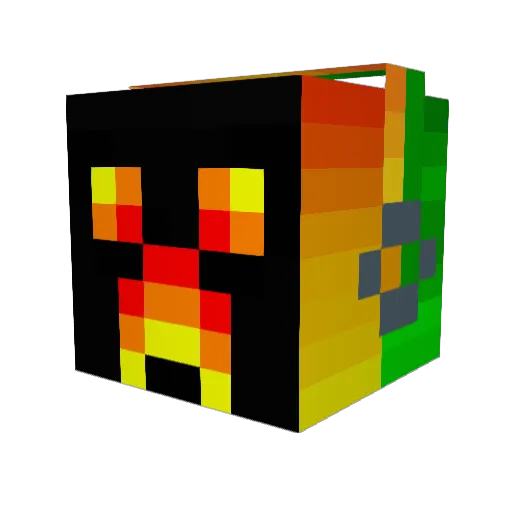 MattieBaseball Minecraft avatar head, 3D render