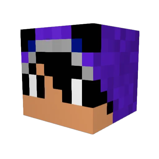 MattieM18 Minecraft avatar head, 3D render