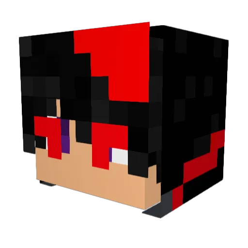 Mattiguy11 Minecraft avatar head, 3D render