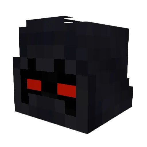 Mattilaah Minecraft avatar head, 3D render
