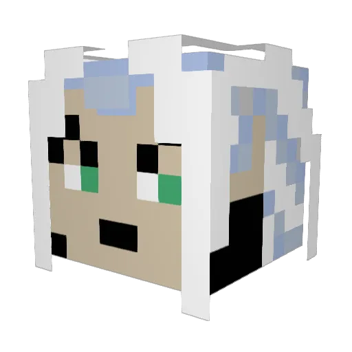 Mattisback23 Minecraft avatar head, 3D render