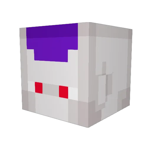 Mattismo Minecraft avatar head, 3D render