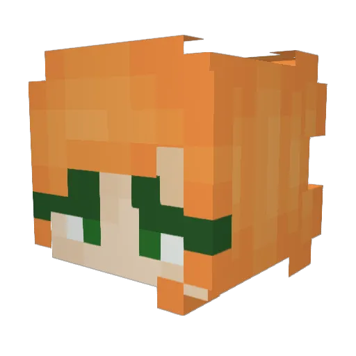 Mattisson123 Minecraft avatar head, 3D render