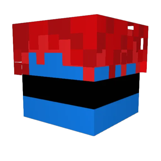 Mattix753 Minecraft avatar head, 3D render