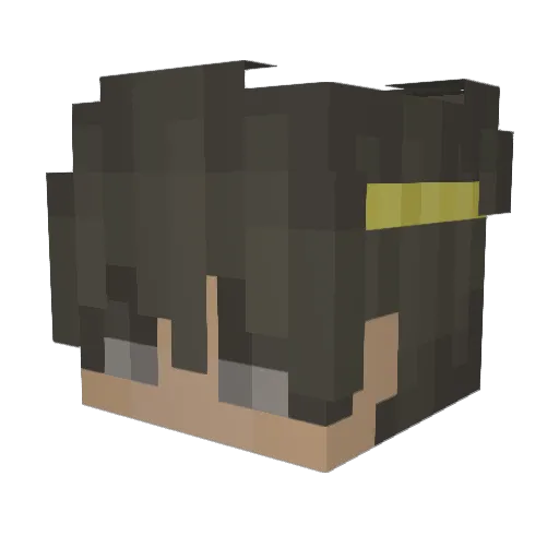 Mattix_mc Minecraft avatar head, 3D render