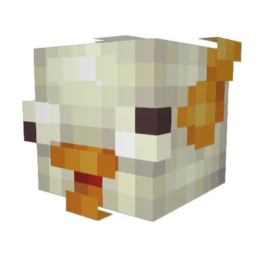 Mattjul Minecraft avatar head, 3D render