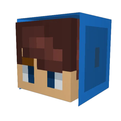 Mattmaxx0829 Minecraft avatar head, 3D render