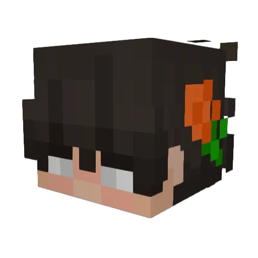 Matto212 Minecraft avatar head, 3D render