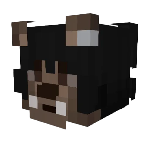 Mattouwww Minecraft avatar head, 3D render