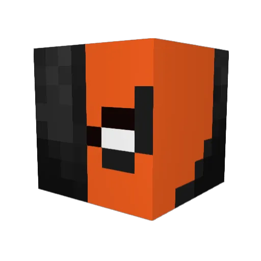 Mattthouu Minecraft avatar head, 3D render