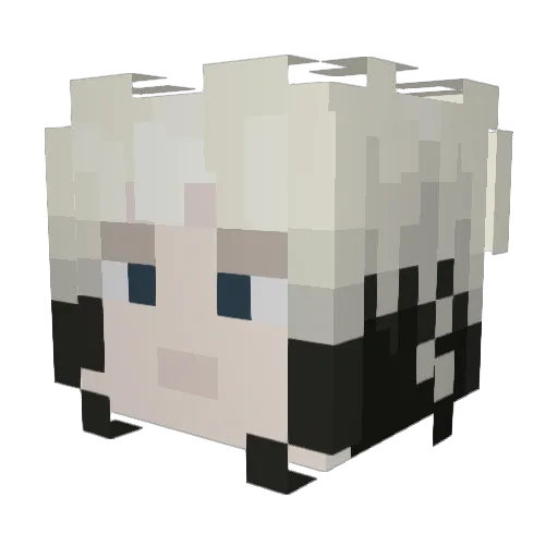Matttplays Minecraft avatar head, 3D render