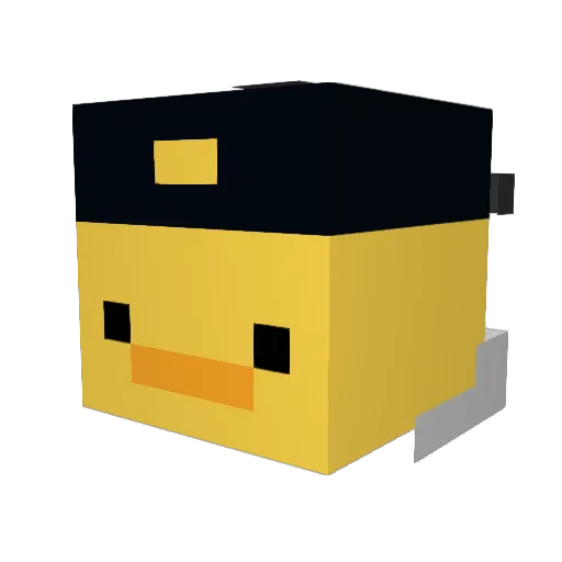 Mattulienija Minecraft avatar head, 3D render