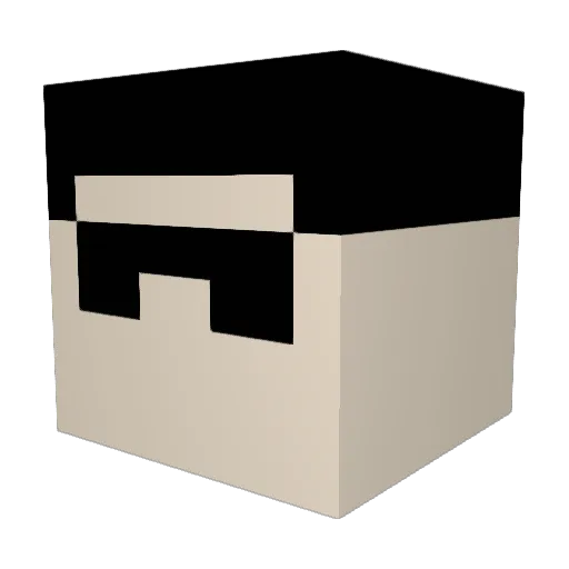 Mattx123 Minecraft avatar head, 3D render