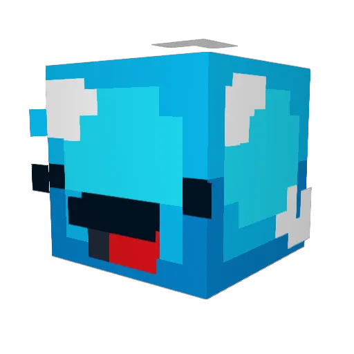 Mattx2308 Minecraft avatar head, 3D render