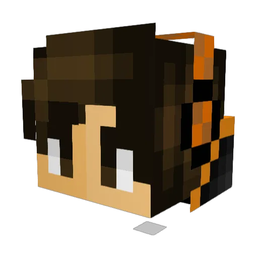 Matty0711 Minecraft avatar head, 3D render
