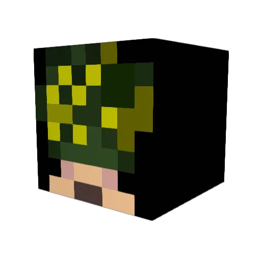 Matty849 Minecraft avatar head, 3D render