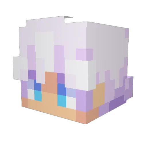 MattyB_raps Minecraft avatar head, 3D render
