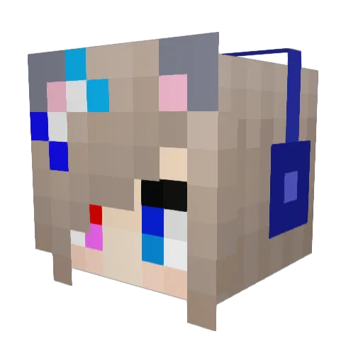 MattyChauncy Minecraft avatar head, 3D render
