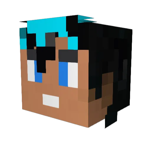 MattyGoesRogue Minecraft avatar head, 3D render