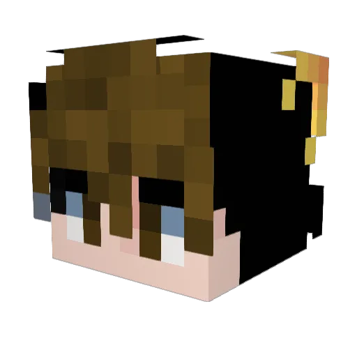 MattyIceLOL Minecraft avatar head, 3D render
