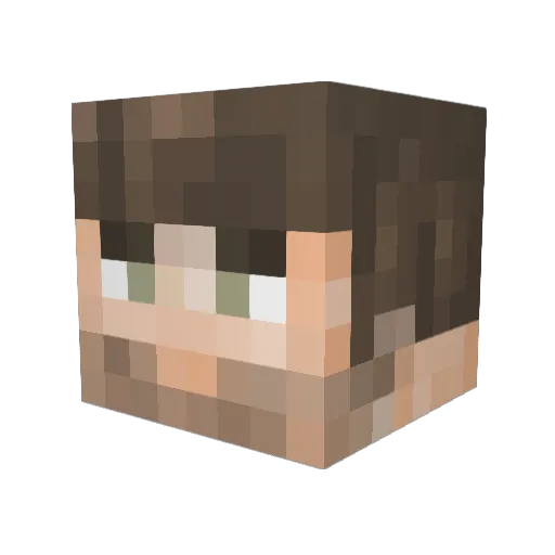MattyKatos Minecraft avatar head, 3D render