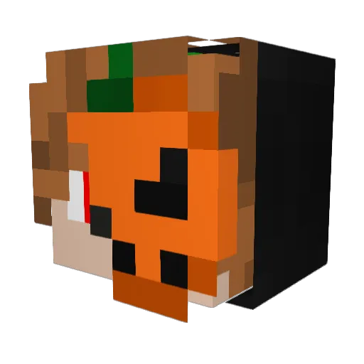 MattyOfficial Minecraft avatar head, 3D render