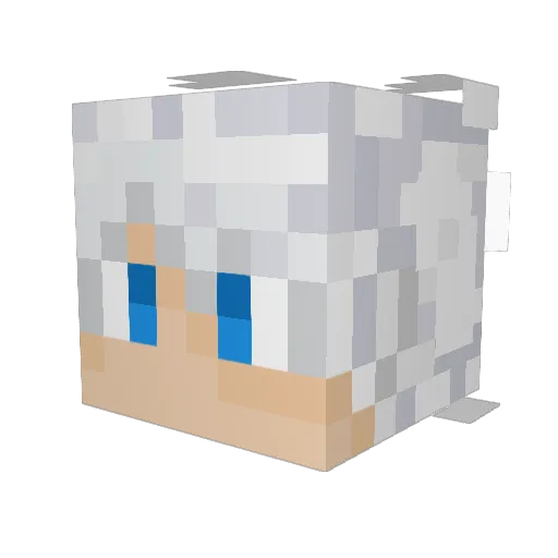 MattySmithhh Minecraft avatar head, 3D render