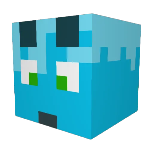 MattyTheDragon Minecraft avatar head, 3D render
