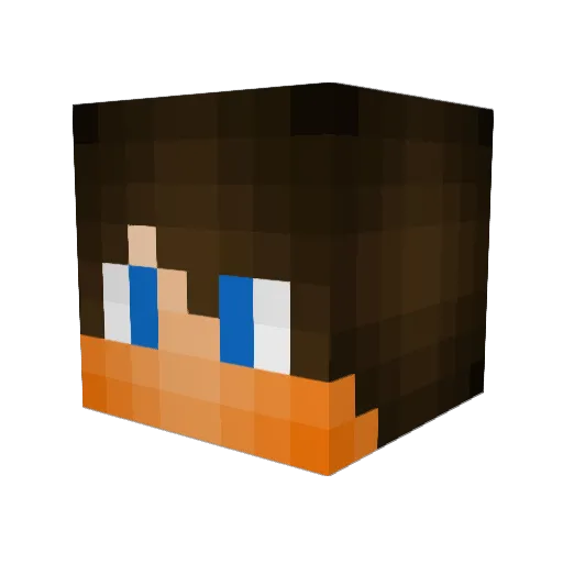 Mattybbtt Minecraft avatar head, 3D render