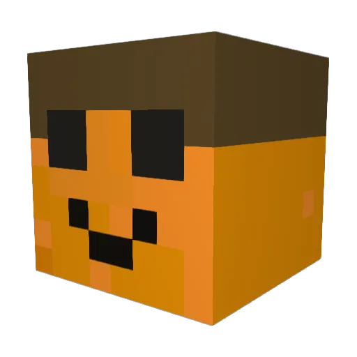 Mattybig2010 Minecraft avatar head, 3D render
