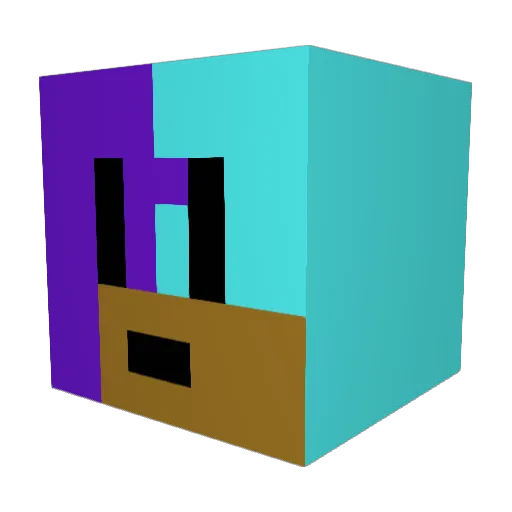 Mattydog13 Minecraft avatar head, 3D render