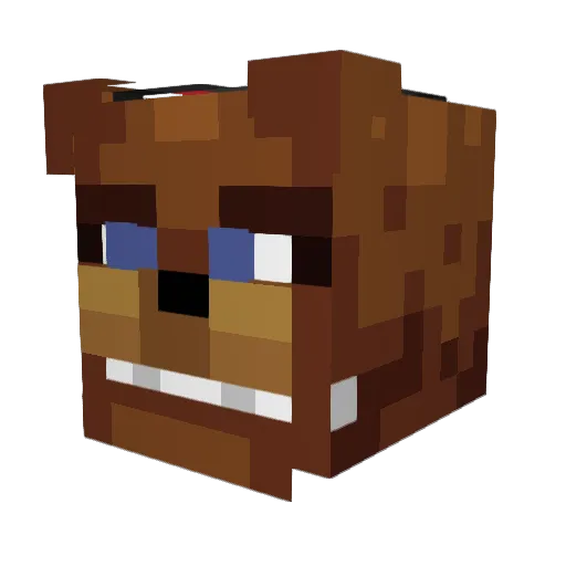 Mattyless Minecraft avatar head, 3D render