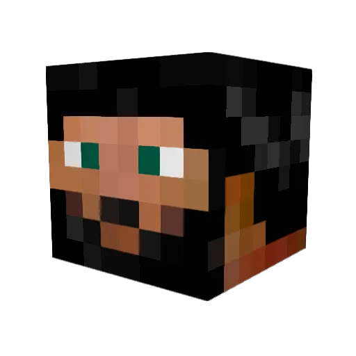 Mattyp1904 Minecraft avatar head, 3D render