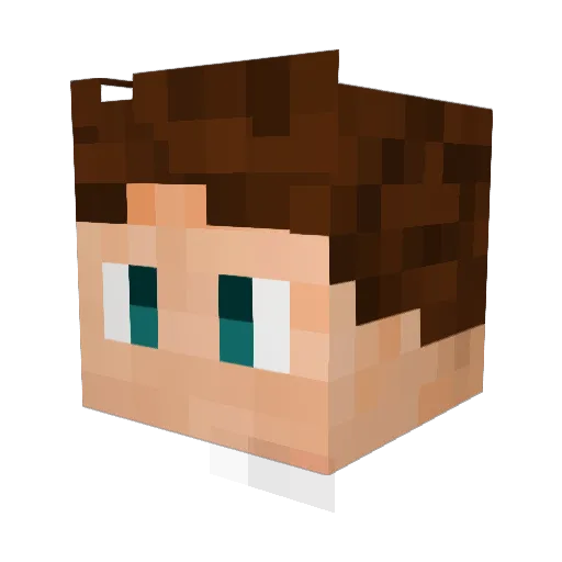 Mattyreyrey Minecraft avatar head, 3D render