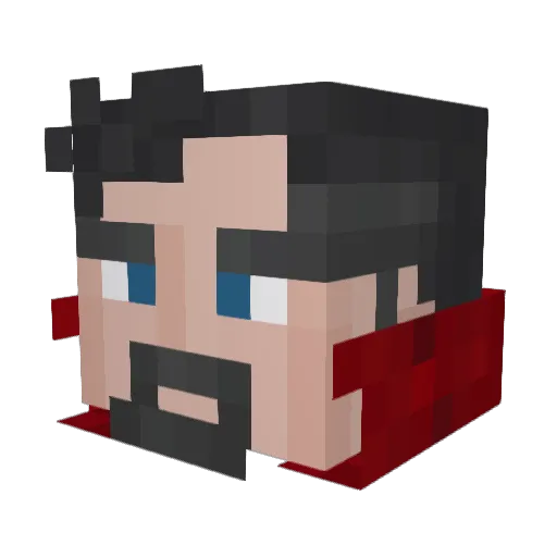 Mattz_11 Minecraft avatar head, 3D render