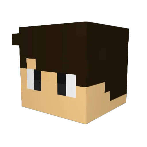 Matuprron85 Minecraft avatar head, 3D render