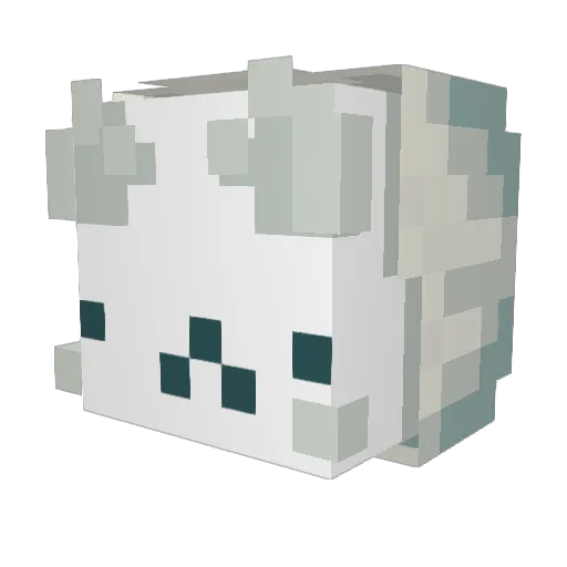 MatureNuggie Minecraft avatar head, 3D render