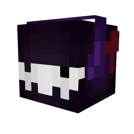 Matuto64 Minecraft avatar head, 3D render