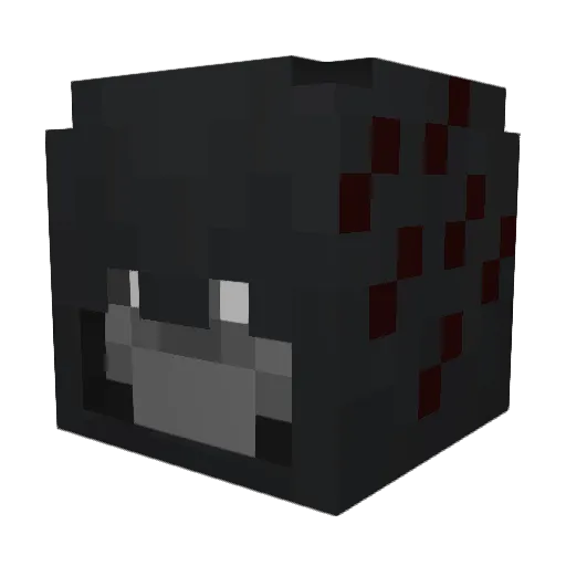 MatuttiFrutti Minecraft avatar head, 3D render